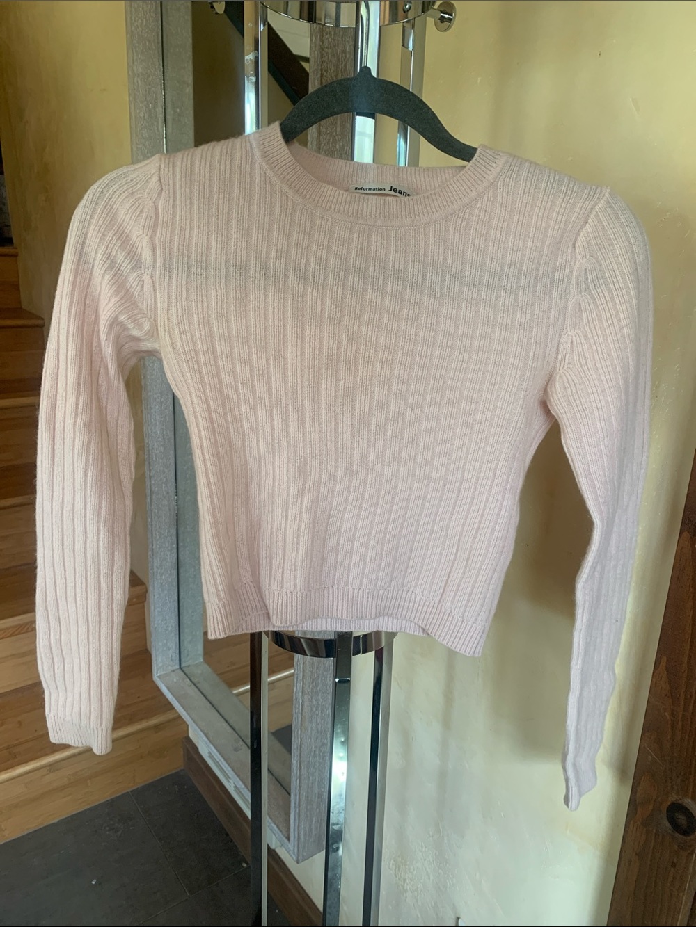Cropped Cashmere Reformation Sweater